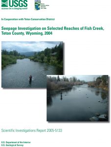 Seepage Investigation on Selected Reaches of Fish Creek